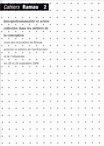 Couverture Cahiers RAMAU, n° 2, 2001